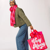 "Very Merry" Gifting Tote, Red