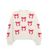 Bow Sweater, Ivory