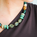 Earthstone Beaded Necklace