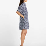 Emerson Dress, Tribal Medallion Navy