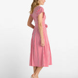 Matilda Dress, Stripe Red