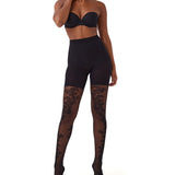 Tight-End Floral Tights