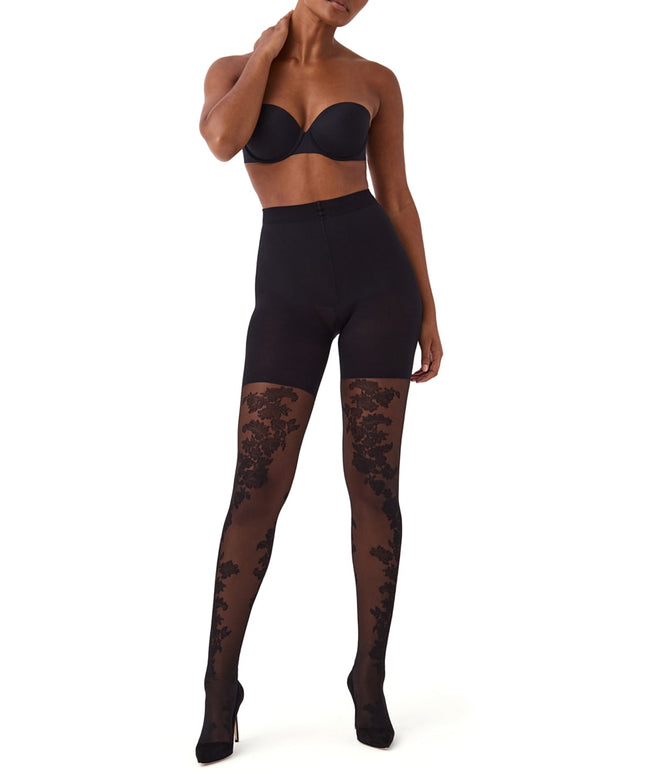 Tight-End Floral Tights