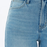 High Rise Straight Jean, Light Blue