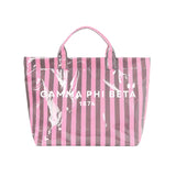 Stripe Sorority Tote