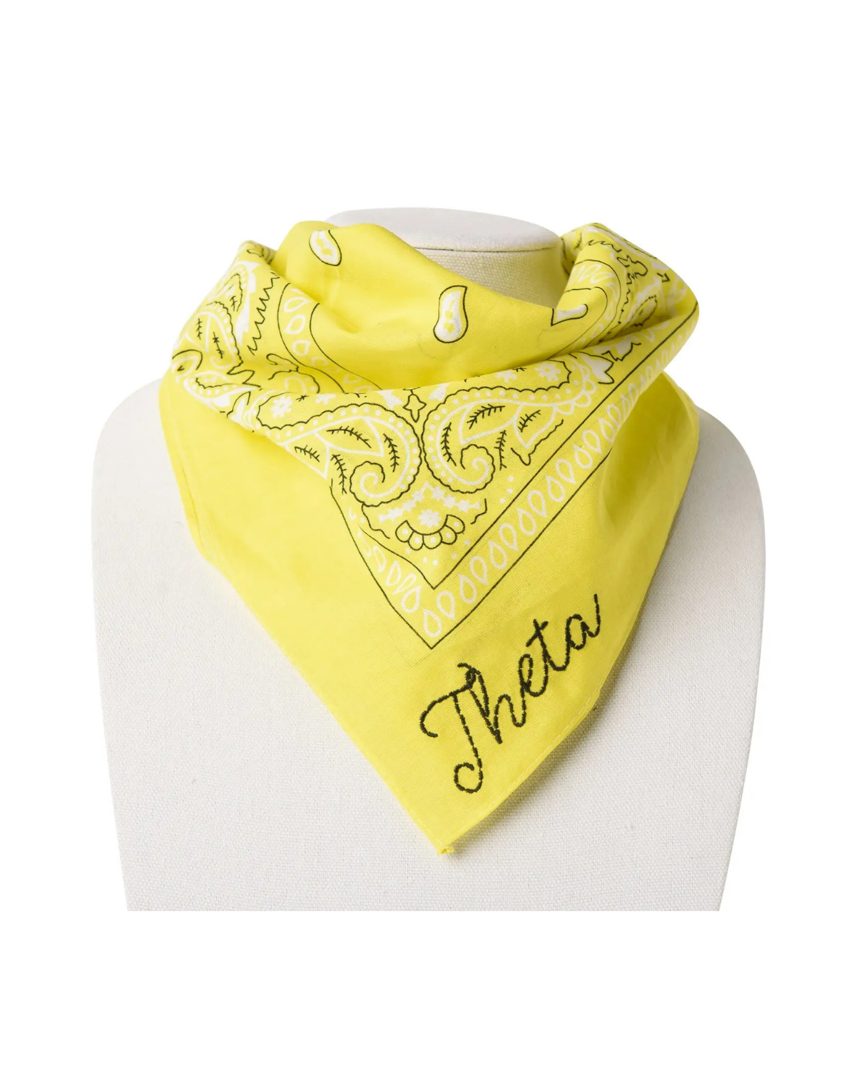Sorority Cotton Embroidered Bandana