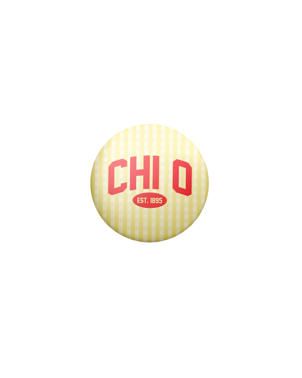 Sorority Gingham Button