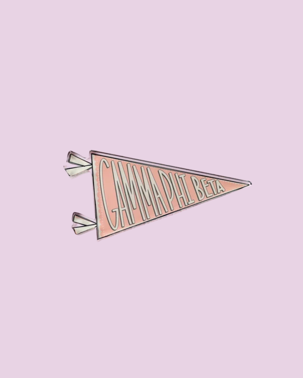 Sorority Acrylic Pennant Flag Shelfie