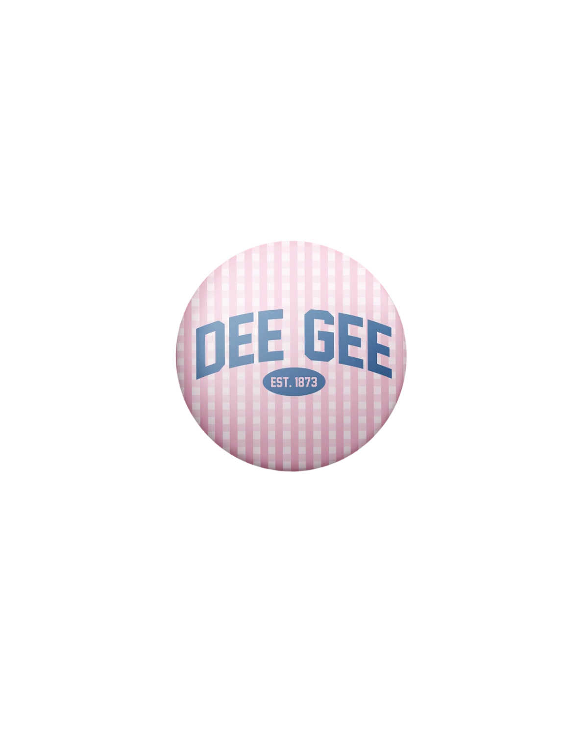 Sorority Gingham Button