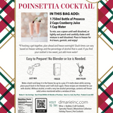 Poinsettia Cocktail Slush Mix