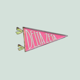 Sorority Acrylic Pennant Flag Shelfie
