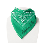 Sorority Cotton Embroidered Bandana