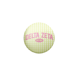 Sorority Gingham Button