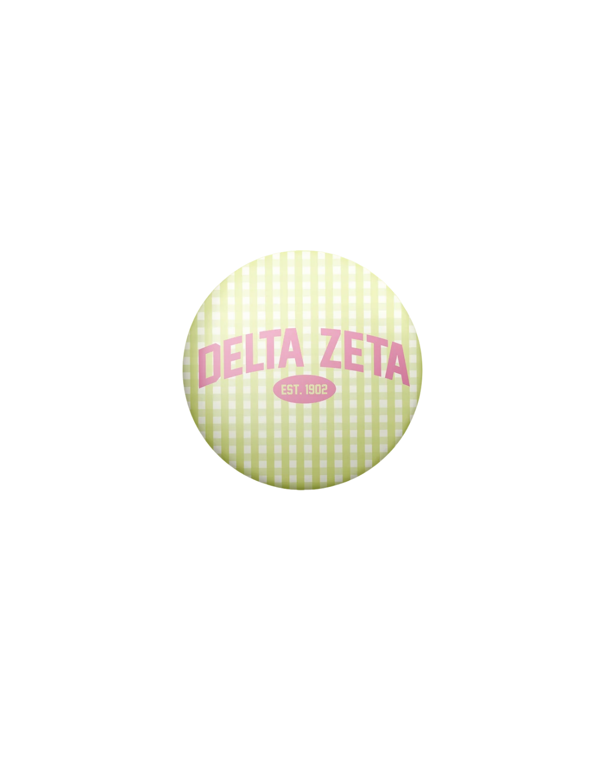 Sorority Gingham Button