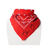 Sorority Cotton Embroidered Bandana