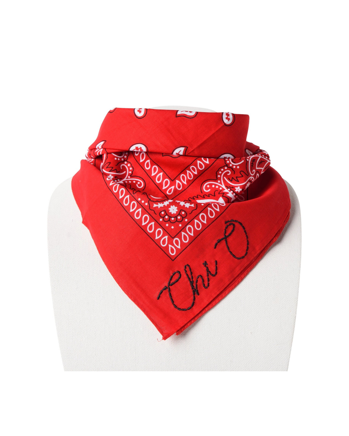 Sorority Cotton Embroidered Bandana