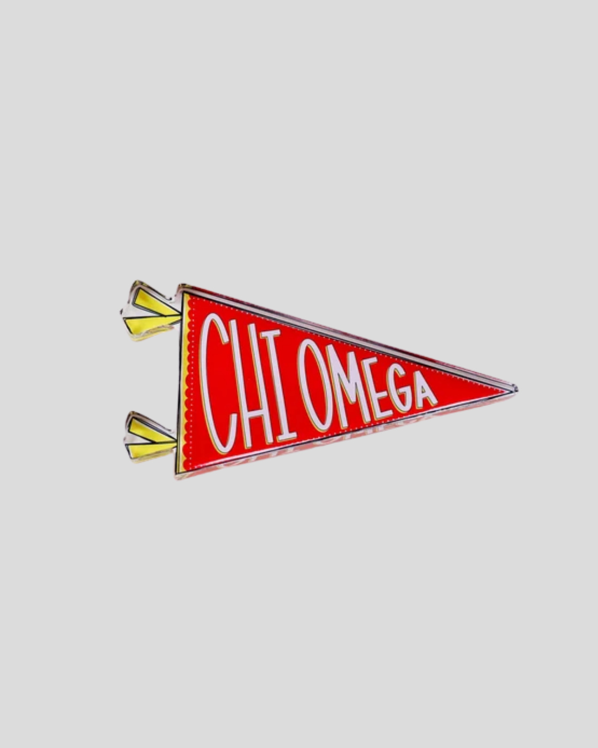 Sorority Acrylic Pennant Flag Shelfie