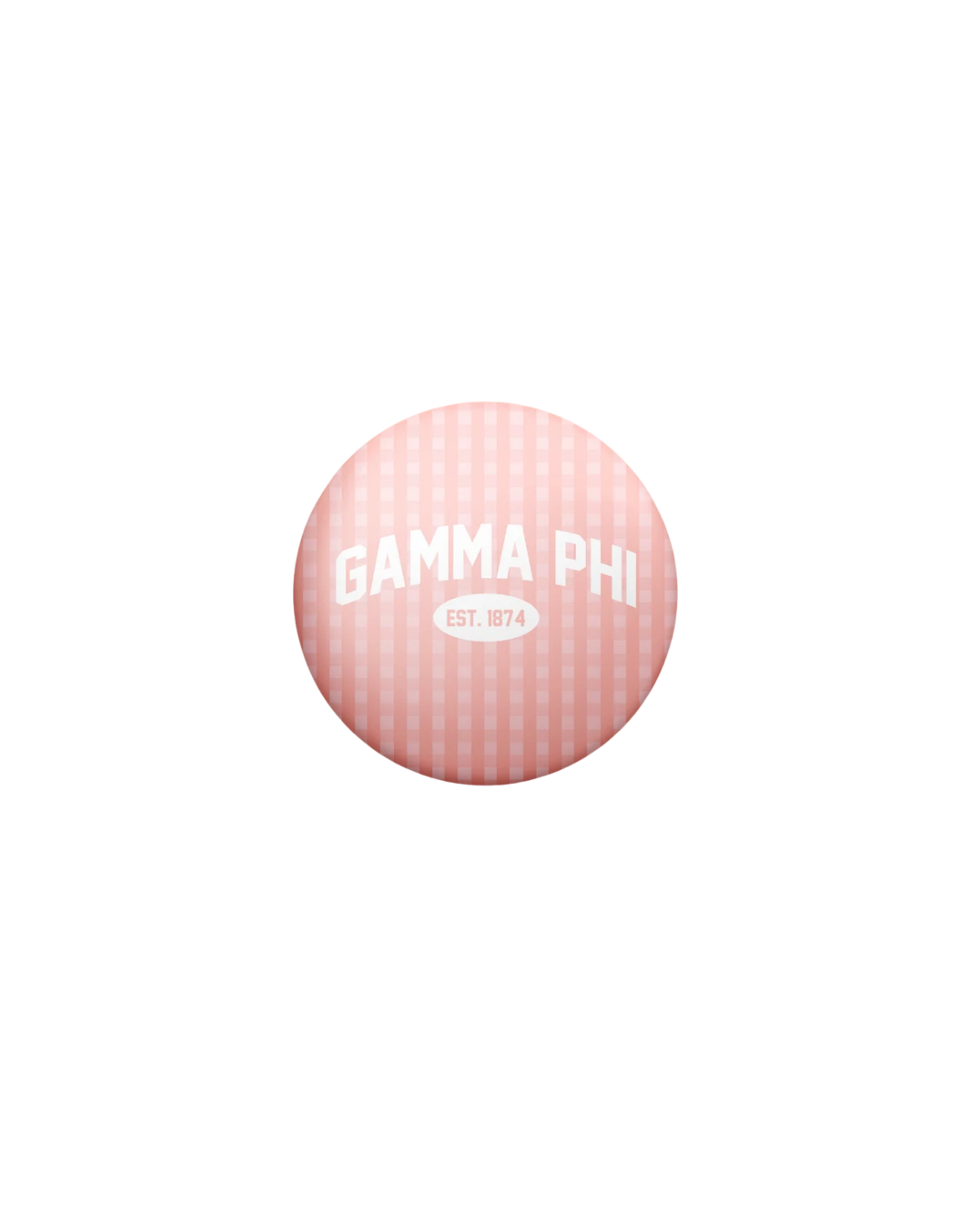 Sorority Gingham Button