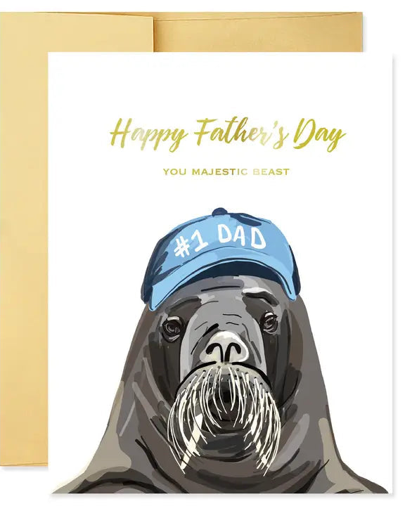 Majestic Beast Father's Day Card