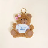 Sorority Teddy Bear Bag Charm