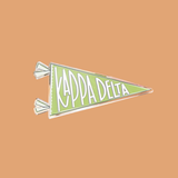 Sorority Acrylic Pennant Flag Shelfie