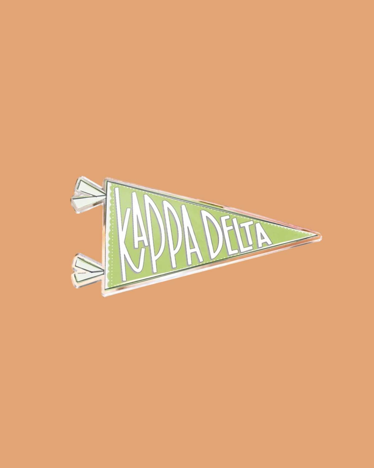 Sorority Acrylic Pennant Flag Shelfie