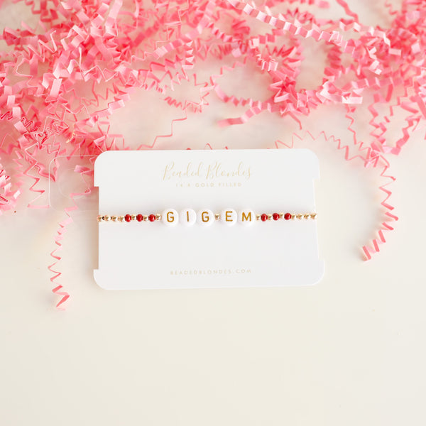 Gig'em Bracelet