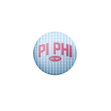 Sorority Gingham Button