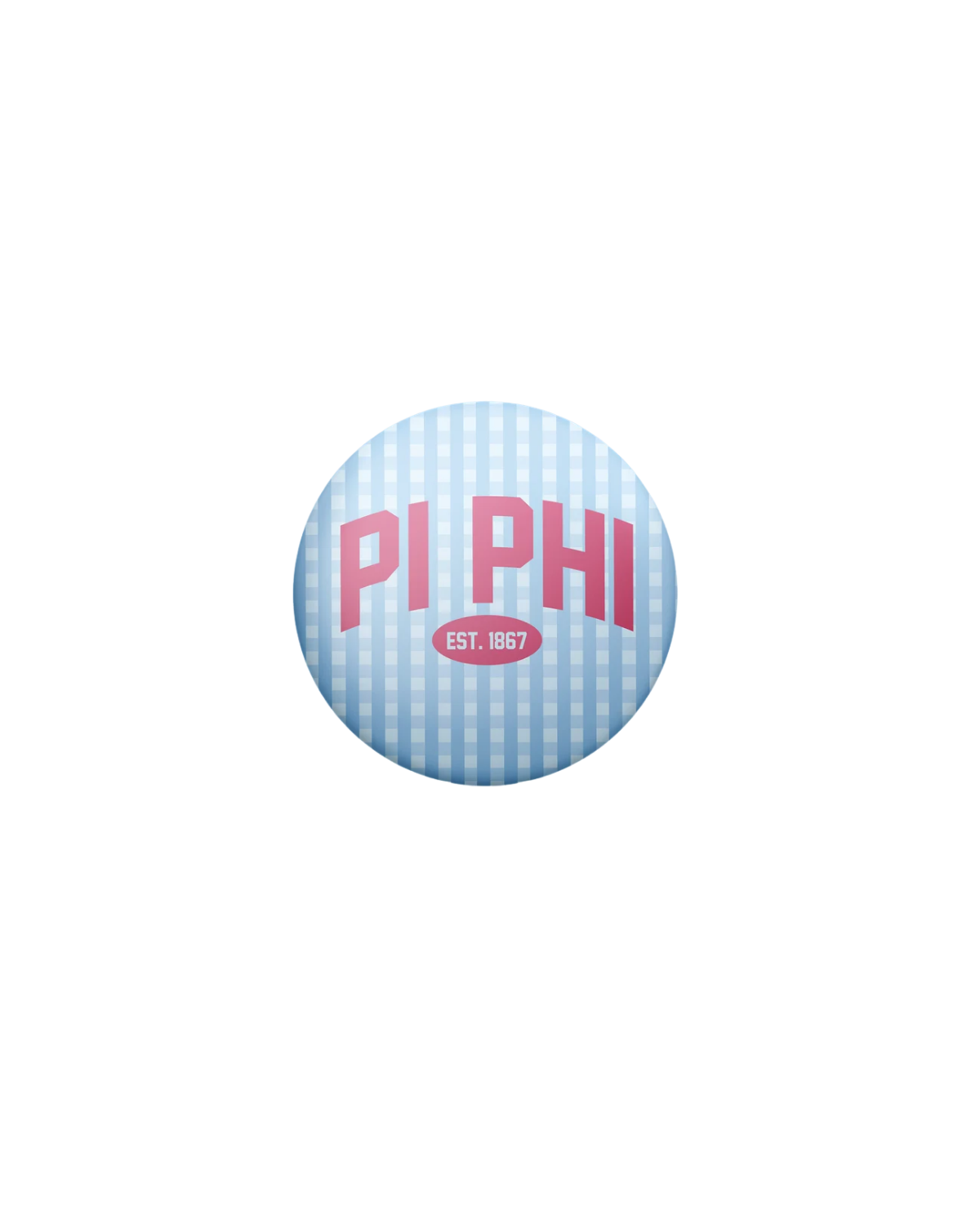 Sorority Gingham Button
