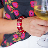 Marbled & Gold Stretch Bracelet