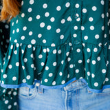 On A Whim Blouse, Green