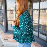 On A Whim Blouse, Green