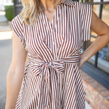 Just Because Midi Dress, Brown