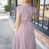 Just Because Midi Dress, Brown