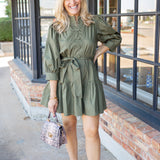 In Fine Detail Dress, Army