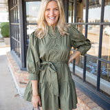 In Fine Detail Dress, Army