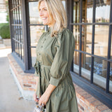 In Fine Detail Dress, Army