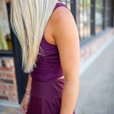 Everyday Energy Top, Maroon