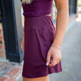 Ready for What's Next Skort, Maroon