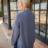 Whispered Warmth Sweater, Charcoal