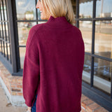 Whispered Warmth Sweater, Cherry Lacquer