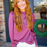 Scarlett Top, Mulberry