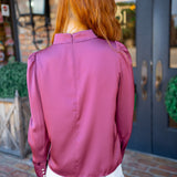 Scarlett Top, Mulberry