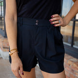 Tansy Woven Short 3", Black