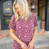 Always Lovely Top, Maroon