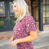 Always Lovely Top, Maroon