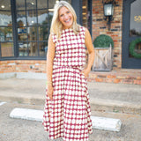 Bold Moves Skirt, Maroon