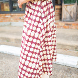 Bold Moves Skirt, Maroon