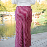 Bleeker Bias Midi Skirt, Wine