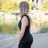 Downtown Darling Top, Black